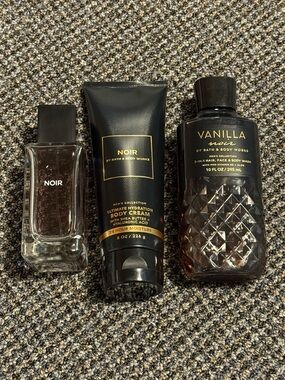 Bath & Body Works Noir & Vanilla Noir Gift Set - Black and Gold